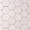 Sasha Hex Oxalis Rose 6" Matte Porcelain Hexagon Tile