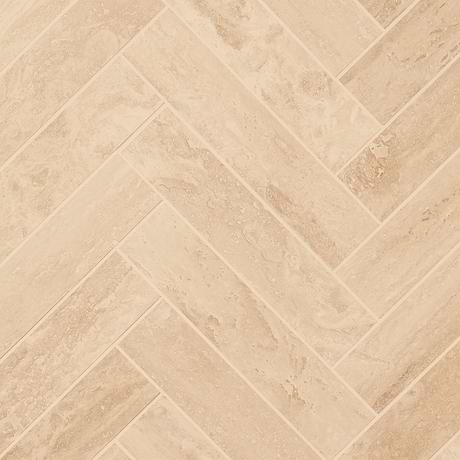 Classic Travertine Premium 2.5x12 Filled Brushed Vein Cut Tile