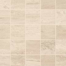 Ivory Travertine Premium 4x4 Filled Brushed Vein Cut Tile