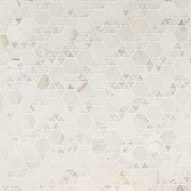 Aspekt Calacatta 2" Hexagon Honed Marble Mosaic Tile