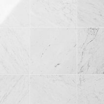 Bianco Carrara Premium "C" 12x12 Polished Marble Tile