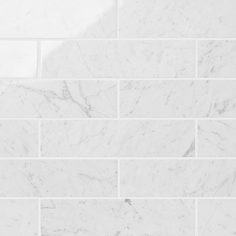 Bianco Carrara 3x12 Polished Marble Tile