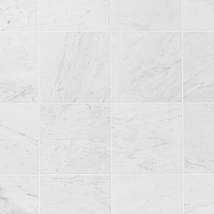 Bianco Carrara 8x8 Honed Marble Tile