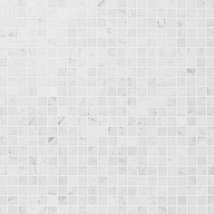 Bianco Carrara 1x1 Honed Marble Mosaic Tile