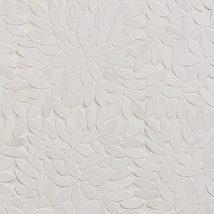 Breeze Flower Bianco Dolomite Honed Marble Mosaic Tile