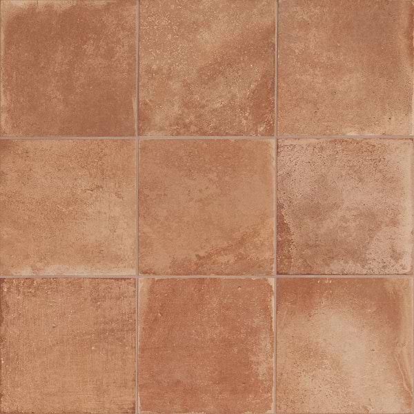 Angela Harris Mediterra Terracotta 8x8 Matte Porcelain Tile