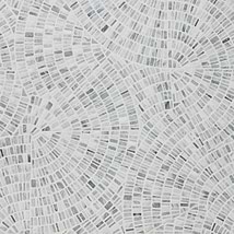 Kravet Nautra Bardiglio Gray 26x26 Tumbled Marble Mosaic Tile