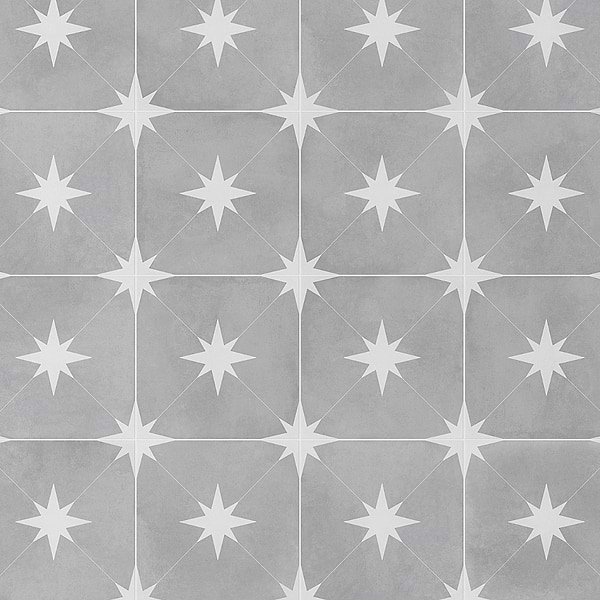 Tau Gris Gray 9x9 Matte Porcelain Tile