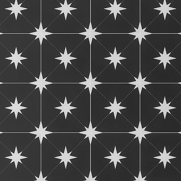 Tau Nero 9x9 Matte Porcelain Tile
