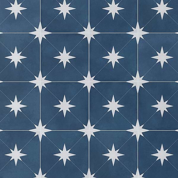 Tau Navy Blue 9x9 Matte Porcelain Tile