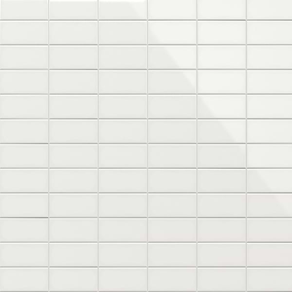 Park Hill Monumental Mist White 3X6 Polished Porcelain Tile