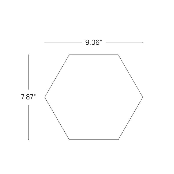 Reef Cream 8" Hexagon Polished Pearl Terrazzo Tile
