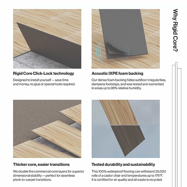 Hudson Eclipse Rigid Core Click 6x48 Luxury Vinyl Plank Flooring