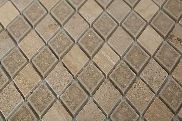 Roman Collection Desert Tan Diamond_bottom_closeup
