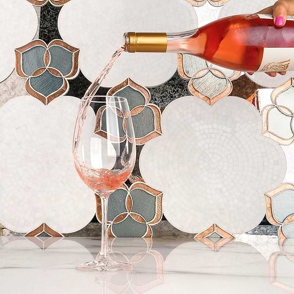 Camellia Marble and Mirror Polished Tile
