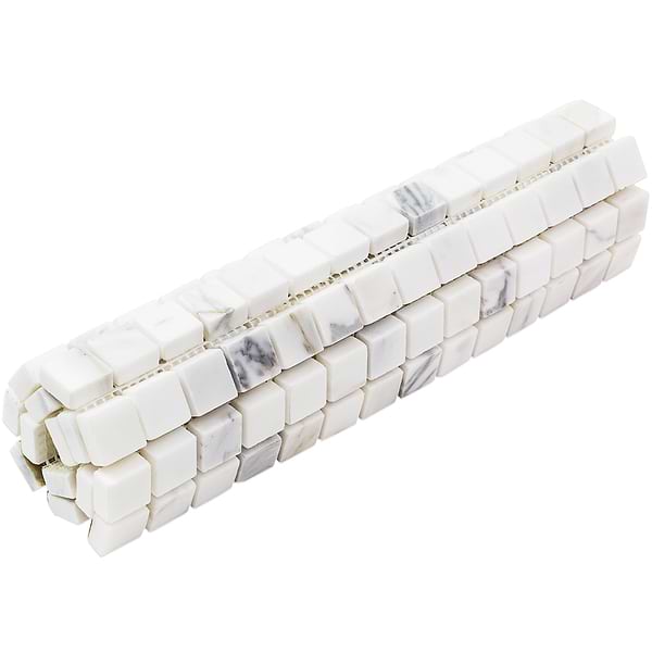 Calacatta 3/4x3/4 Squares Polished Marble Tile 