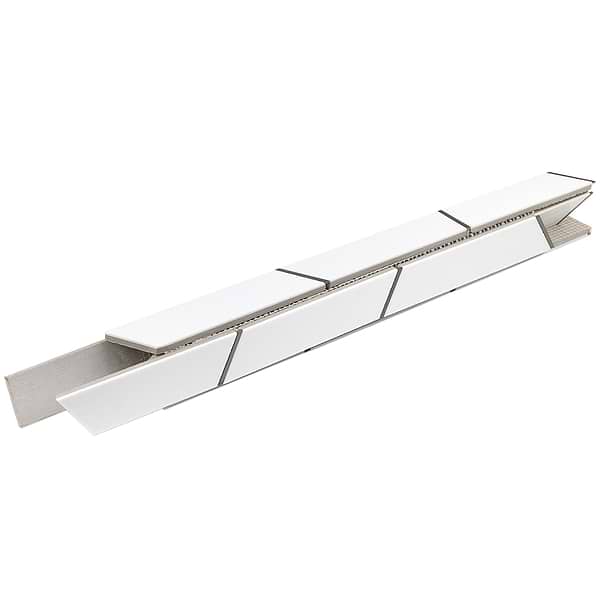 Matrix Trapezoid Porclain and Steel Tile