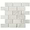 Asian Statuary 2x4" Beveled Brick Polished Marble Mosaic Tile