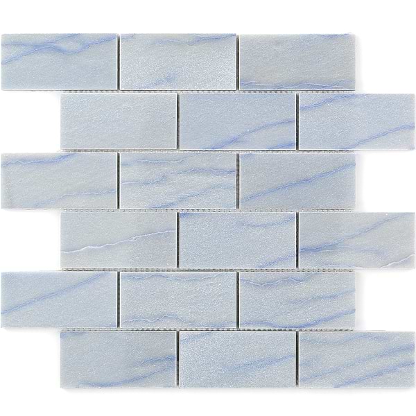 Blue Macauba 2x4 Polished Marble Tile 