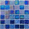 Laguna Iridescent Indigo 2x2 Glass Tile 