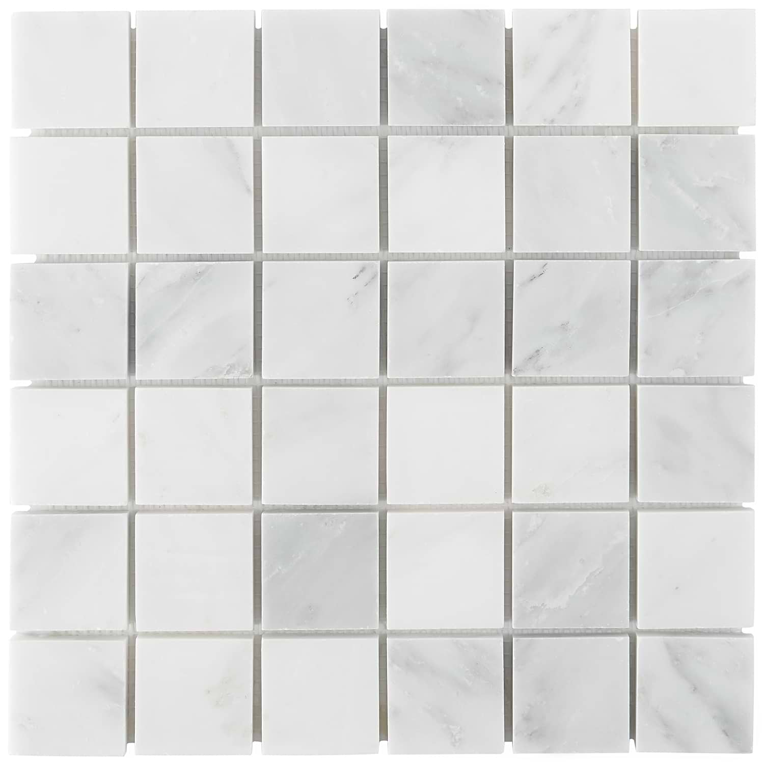 Asian Statuary 2x2" Honed Marble Mosaic Tile