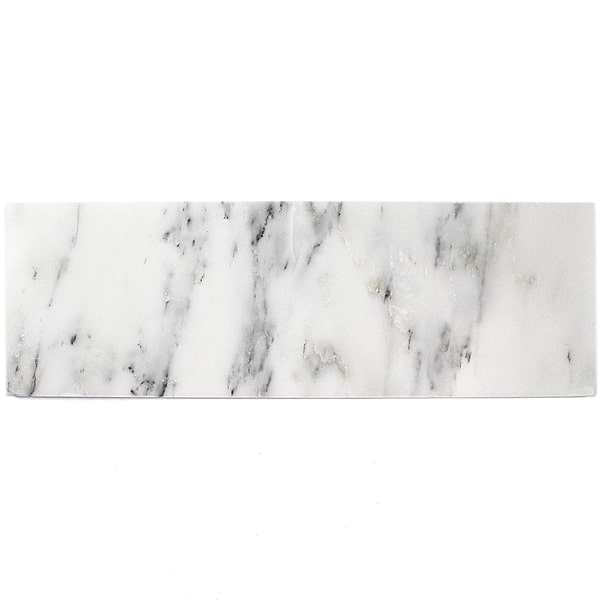Asian Statuary 4x12 Polished Marble Tile 