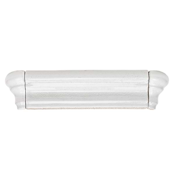 Nabi Glacier White Ceramic Chair Rail Liner