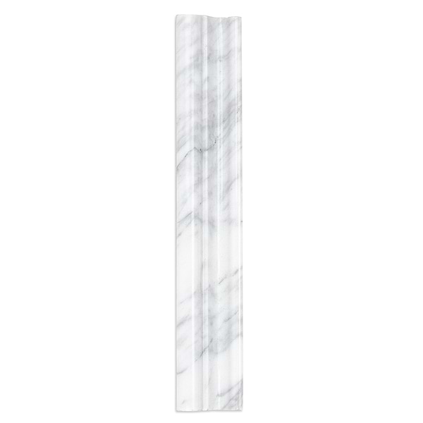 Chair Rail Carrara 2x12 Marble Tile Liner 
