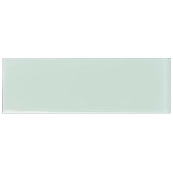Loft Seafoam Green 4x12 Polished Glass Subway Tile