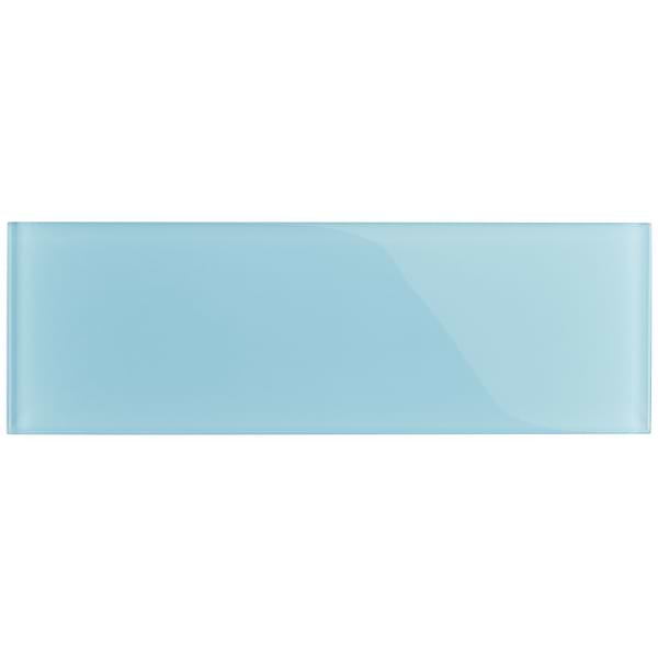 Loft Turquoise 4x12 Polished Glass Tile