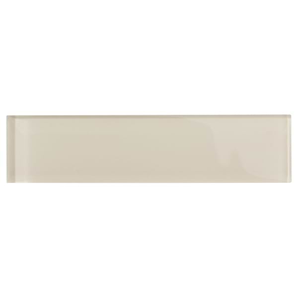 Loft Sand Beach 2x8 Polished Glass Subway Tile for Wall