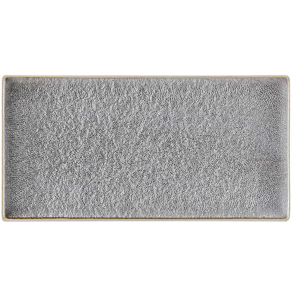 Nabi Subway Metallic Gunmetal Gray 3x6 Matte Glass Tile