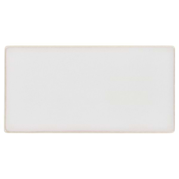 Nabi Subway Natural White 3x6 Glossy Glass Tile