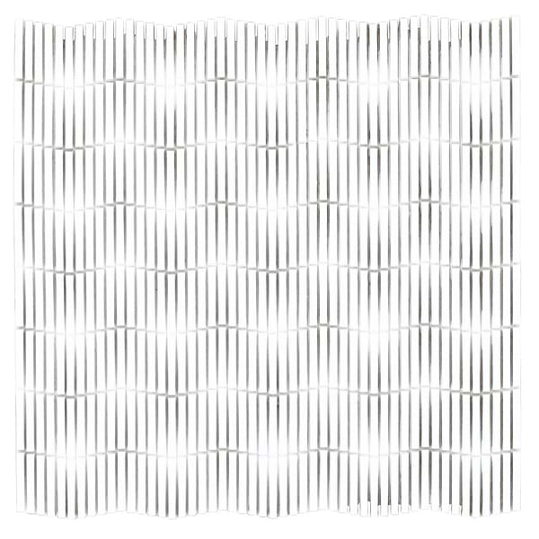 Sound Keys White Resin Mosaic Tile