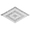 Juno Diamond Gray and White 1" Hexagon Polished Marble Mosaic Tile