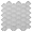 Suki Gray 2x3 Fish Scale Matte Glass Mosaic Tile