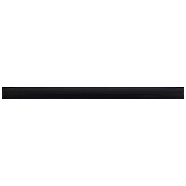 Black 1x12 Polished Glass Pencil Liner