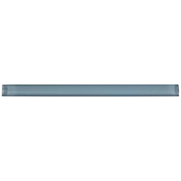 Blue Gray 1x12 Polished Glass Pencil Liner
