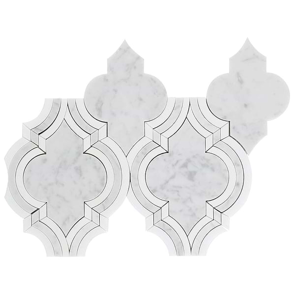 Abernethy Marble Waterjet Polished Mosaic Tile