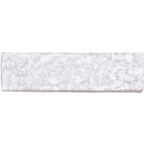 Easton Mesa Polished White 2x8 Clay Tile