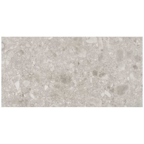 Rizo LVT Gray 12x24 Glue Down Luxury Vinyl Tile 28mil