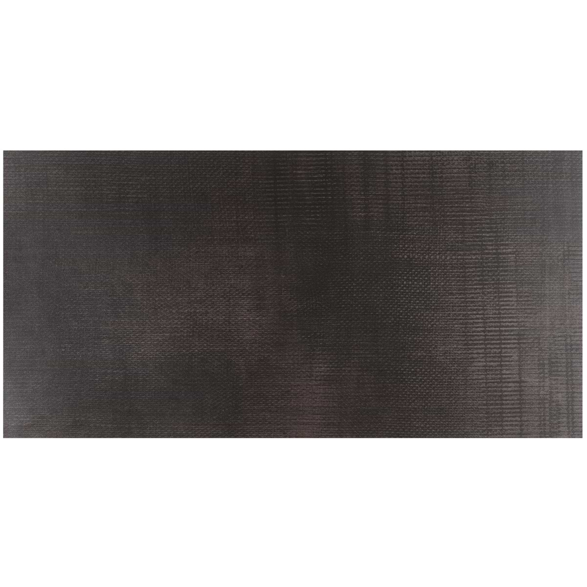 Ristretto LVT Charcoal Black 12x24 Fabric Look Glue Down Luxury Vinyl Tile 