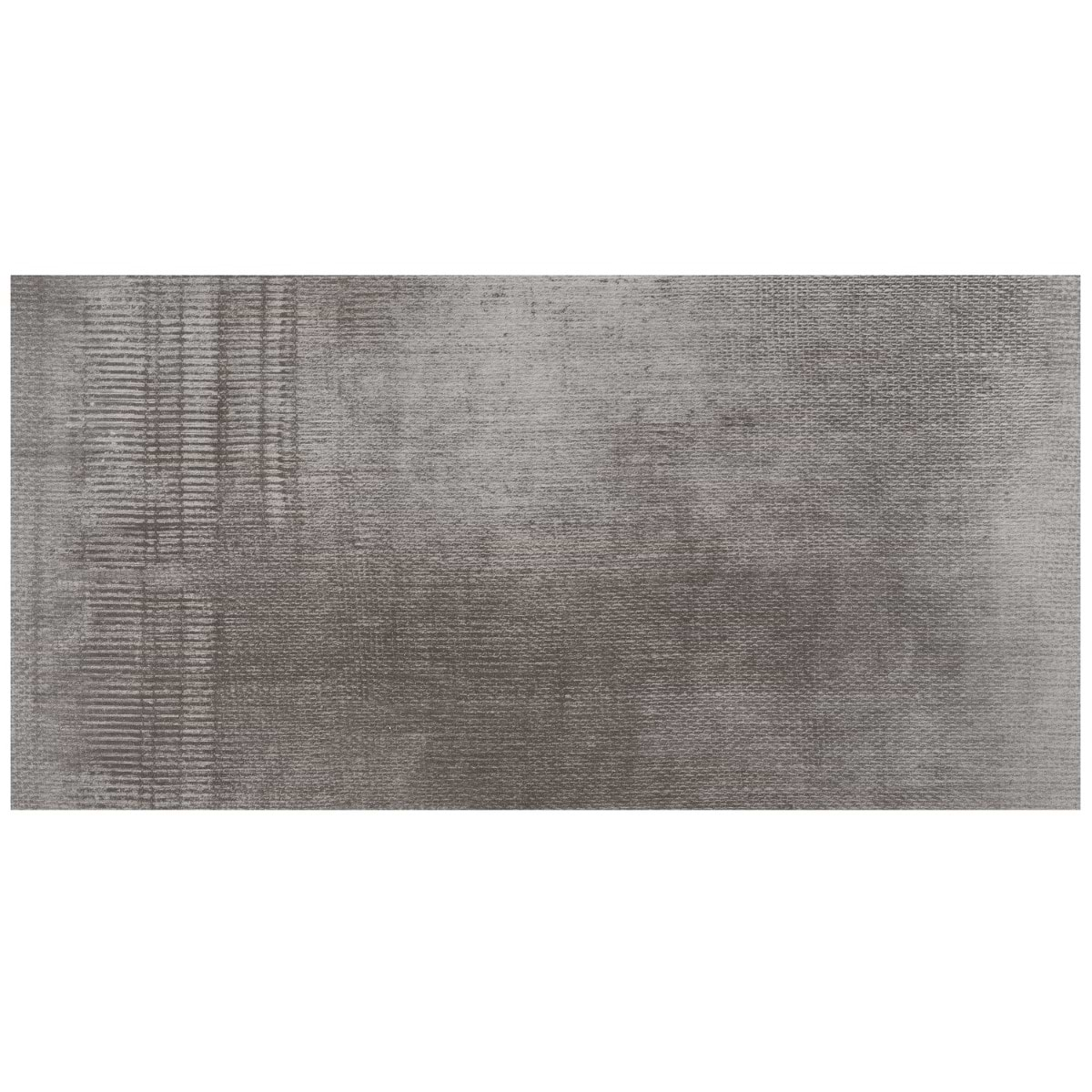 Ristretto LVT Dark Gray 12x24 Fabric Look Glue Down Luxury Vinyl Tile 