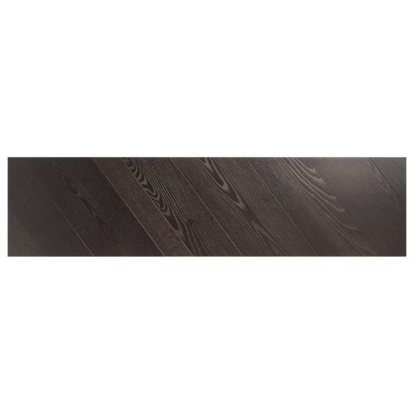 Aspen LVT Chevron Grove 12x48 Luxury Vinyl Plank in Black, View 7, open zoomed image