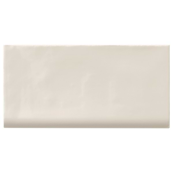 Lancaster Vanilla Cream 3x6 Ceramic Bullnose