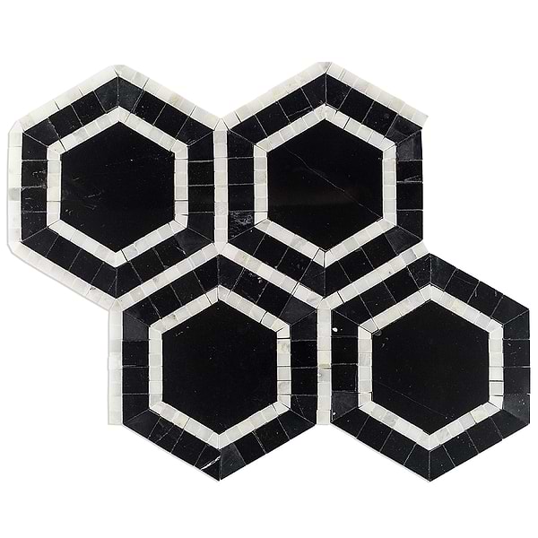 Nova Black Hole Marble Tile