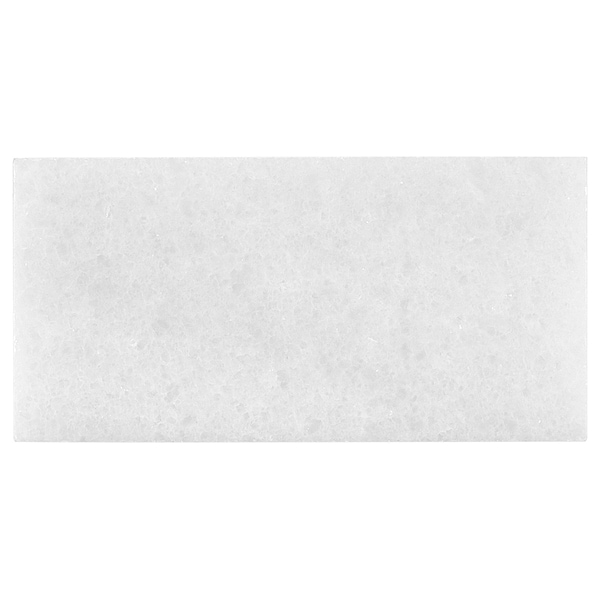 Snow White 3x6 Polished Marble Tile