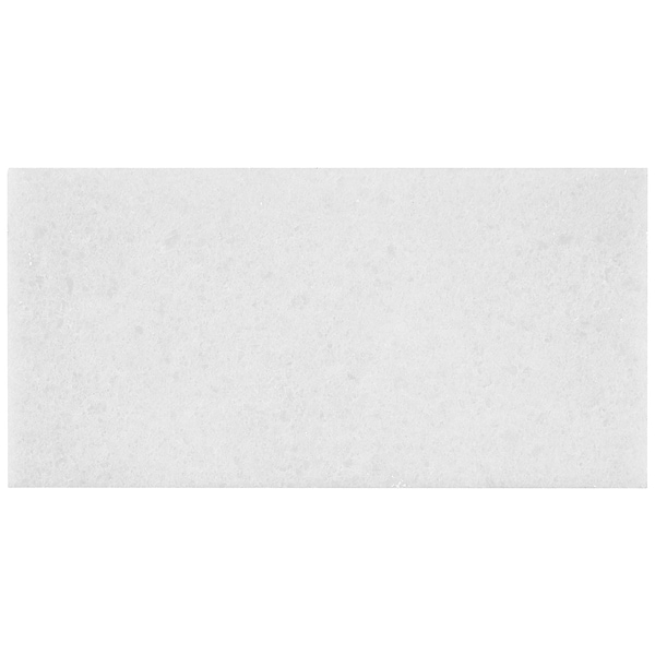 Snow White 6x12 Honed Marble Tile