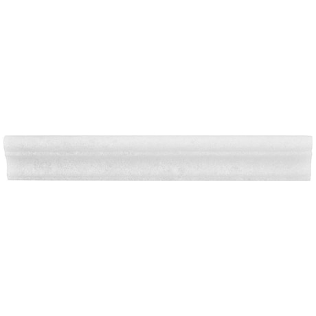 Snow White 2x12 Honed Marble Cornice Molding