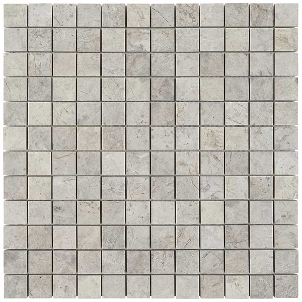 Tundra Gray 1x1 Polished Marble Mosaic